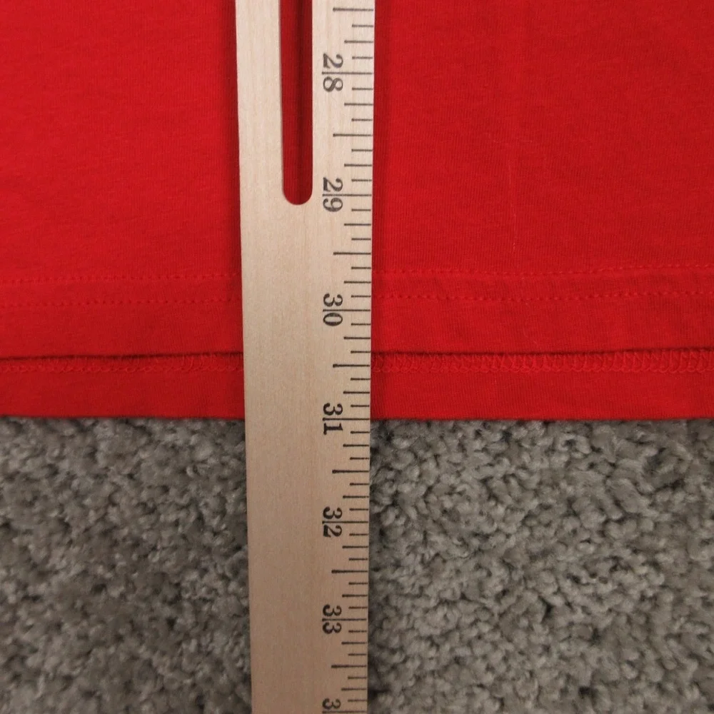 Polo Ralph Lauren Shirt‎ Mens Large Red Long Sleeve Script Logo Performance Flex